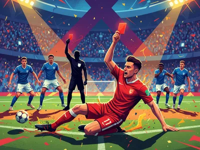 world cup red cards most dramatic sendings off